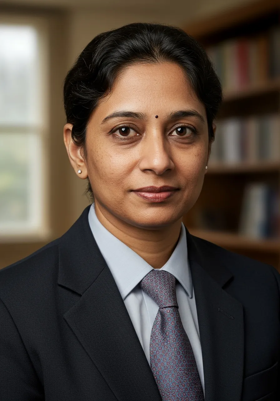 Portrait of Dr. Aisha Menon