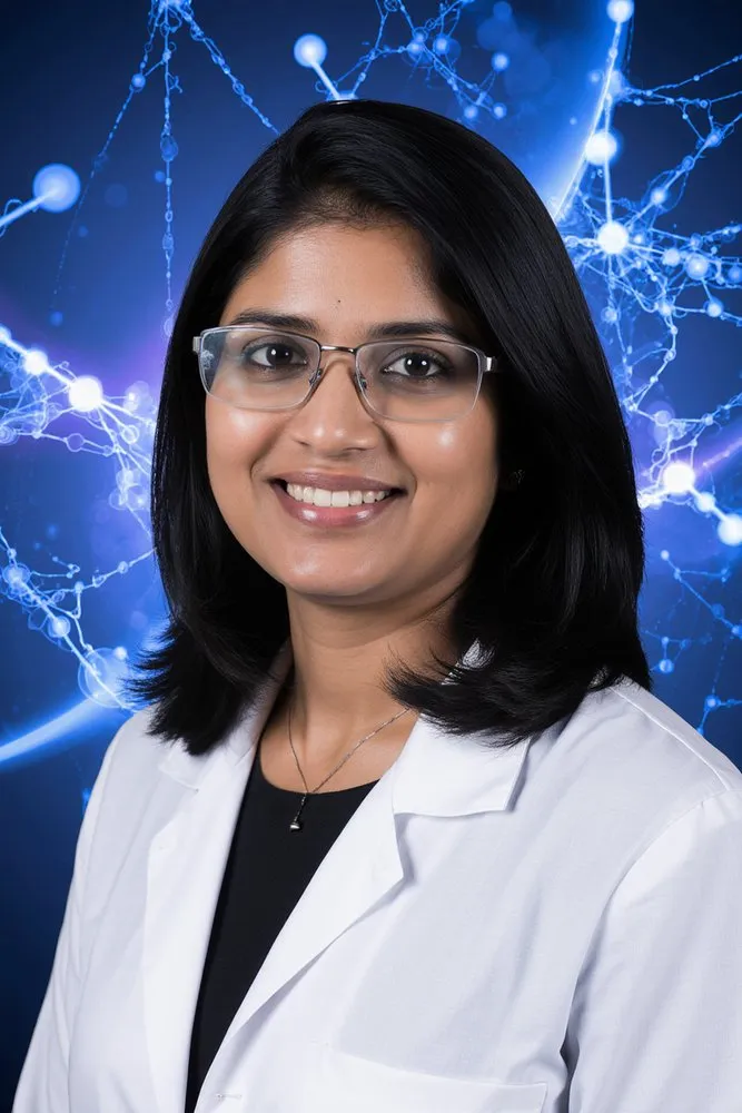 Portrait of Dr. Aisha Qureshi