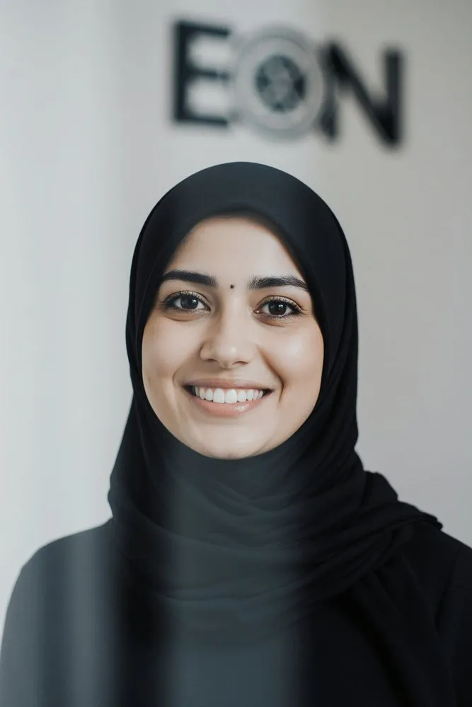 Portrait of Dr. Amina El-Hassan, AI Super Mentor