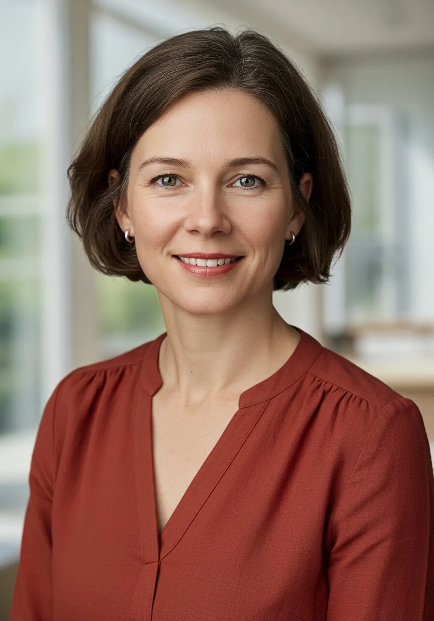 Portrait of Dr. Annika Schneider, AI Super Mentor