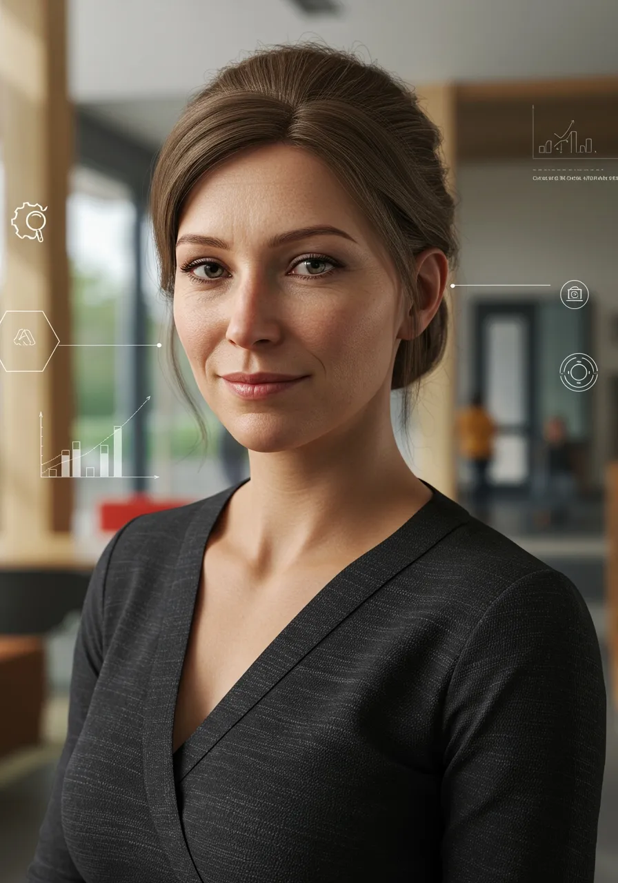 Portrait of Dr. Ece Yılmaz, AI Super Mentor