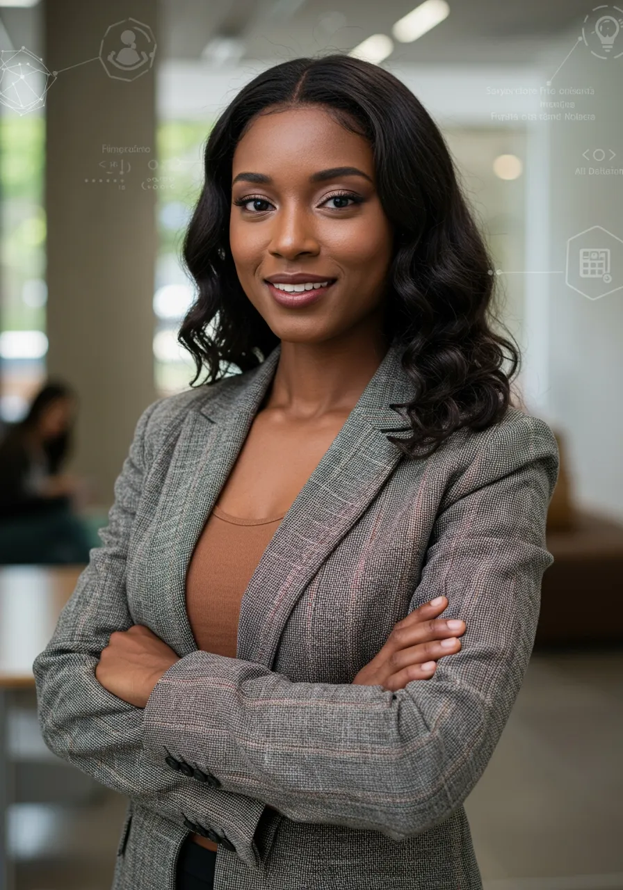 Portrait of Dr. Elise Dubois, AI Super Mentor