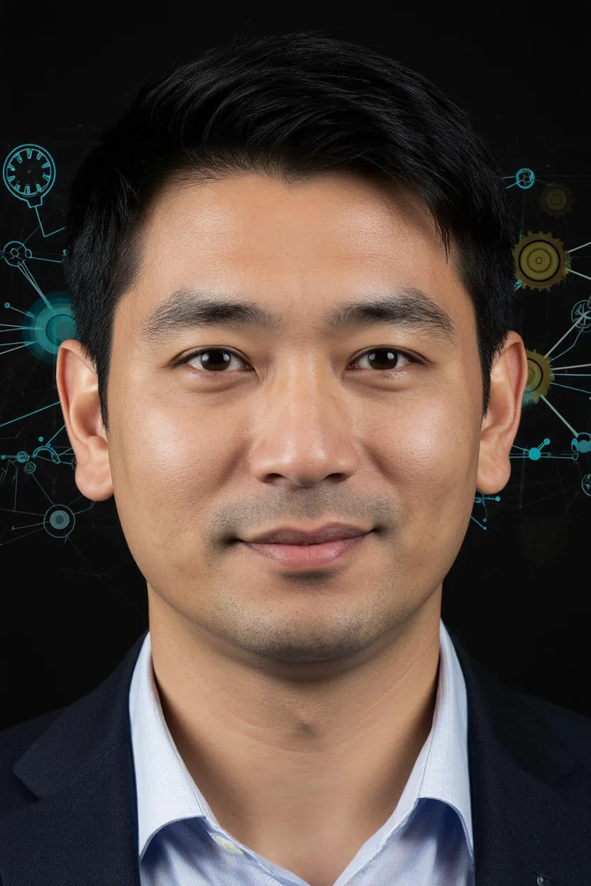 Portrait of Dr. Kenji Tanaka, AI Super Mentor
