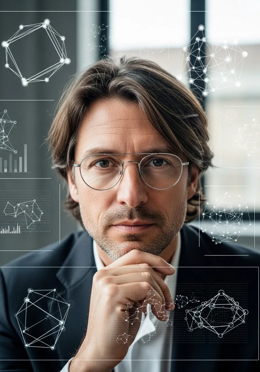 Portrait of Dr. Lorenzo De Luca, AI Super Mentor
