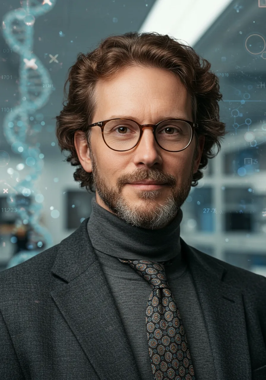 Portrait of Dr. Luc Martin, AI Super Mentor