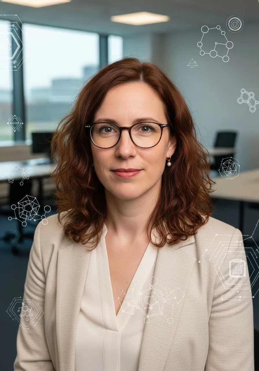 Portrait of Dr. Margaux Renard, AI Super Mentor