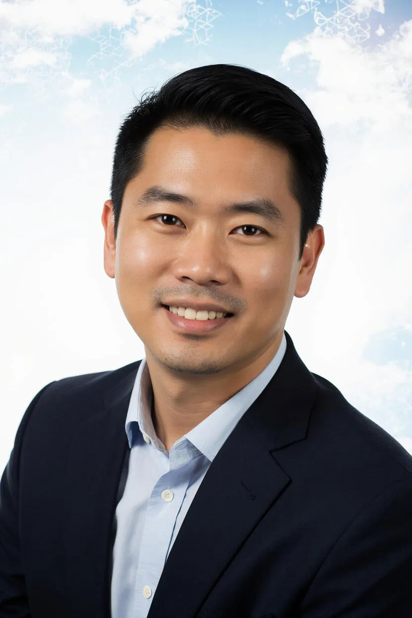 Portrait of Dr. Mei Lin, AI Super Mentor