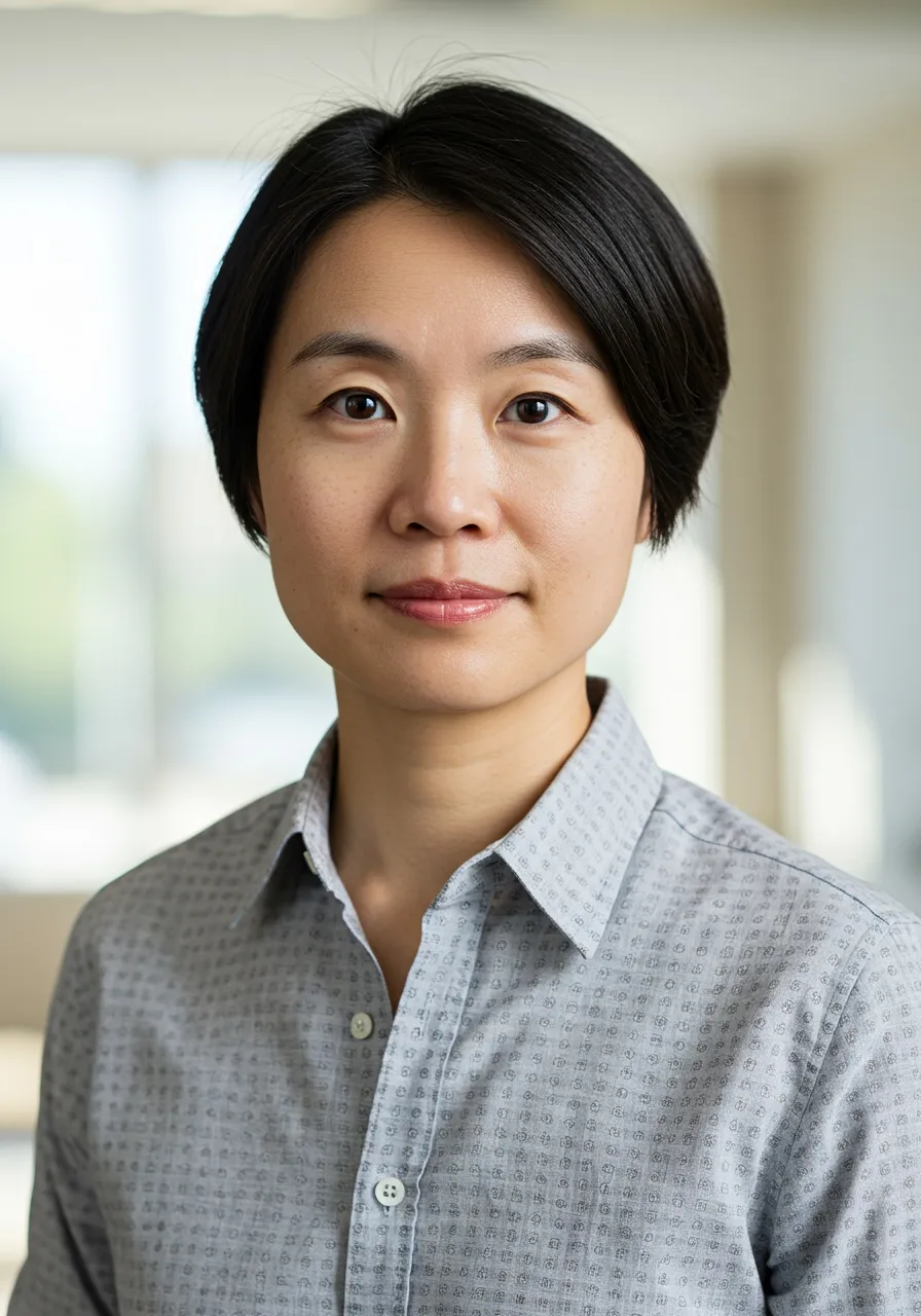 Portrait of Dr. Mei-Ling Chen, AI Super Mentor