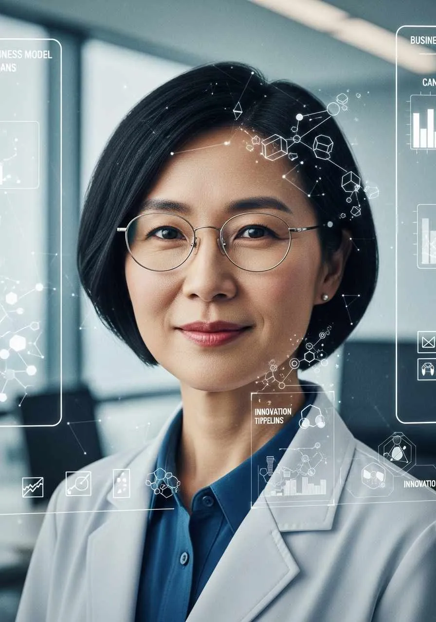 Portrait of Dr. Min-ji Choi, AI Super Mentor