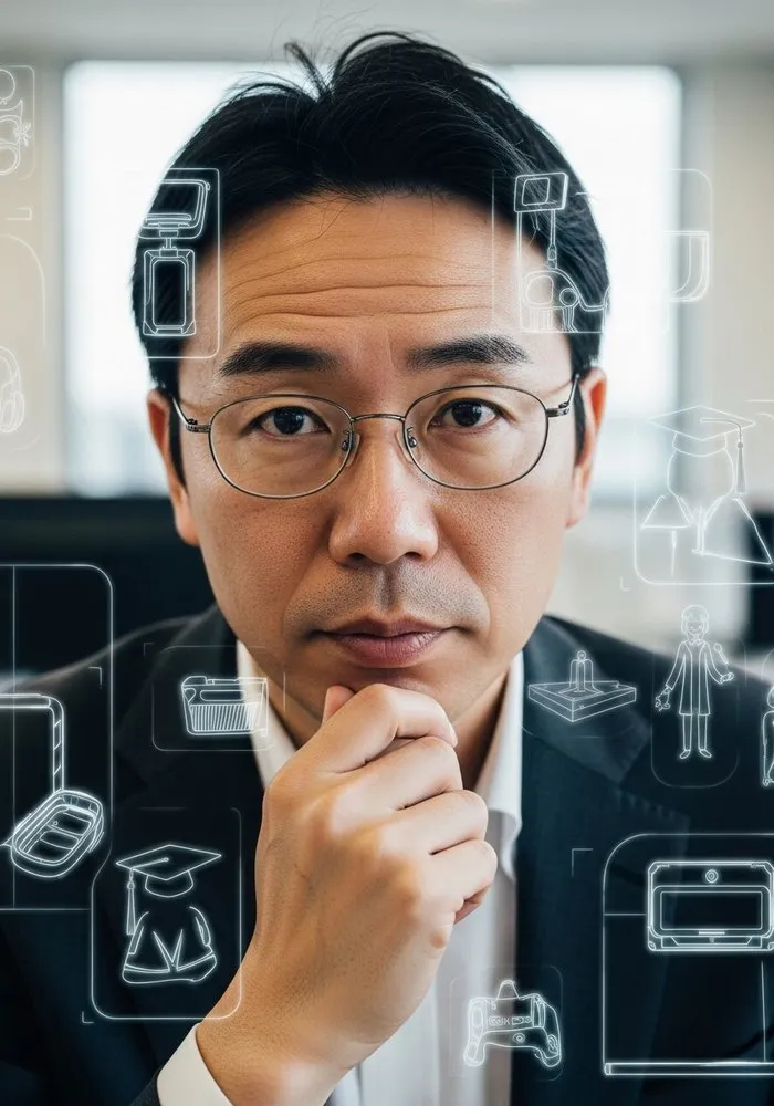 Portrait of Dr. Naoto Fukasawa, AI Super Mentor