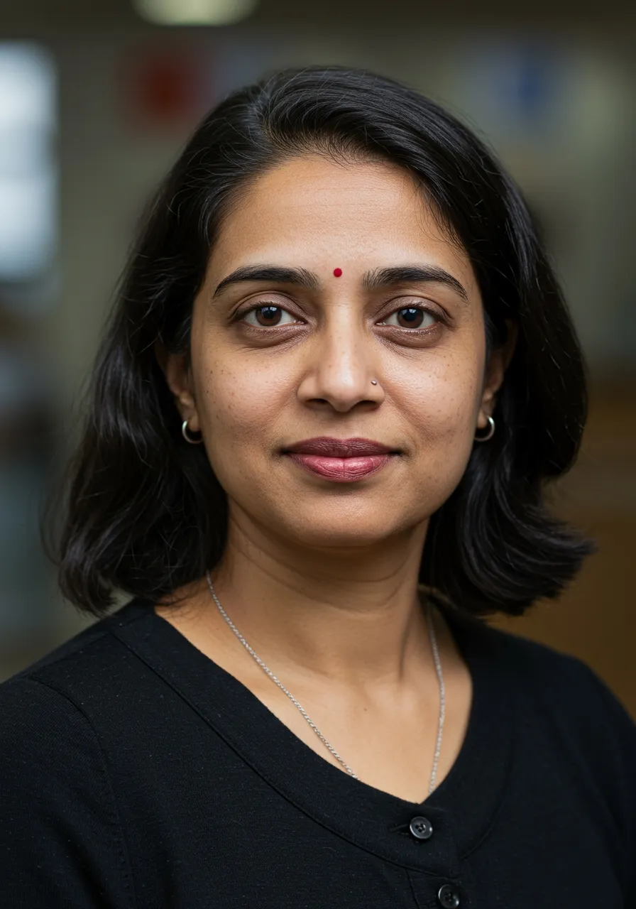 Portrait of Dr. Neha Menon, AI Super Mentor