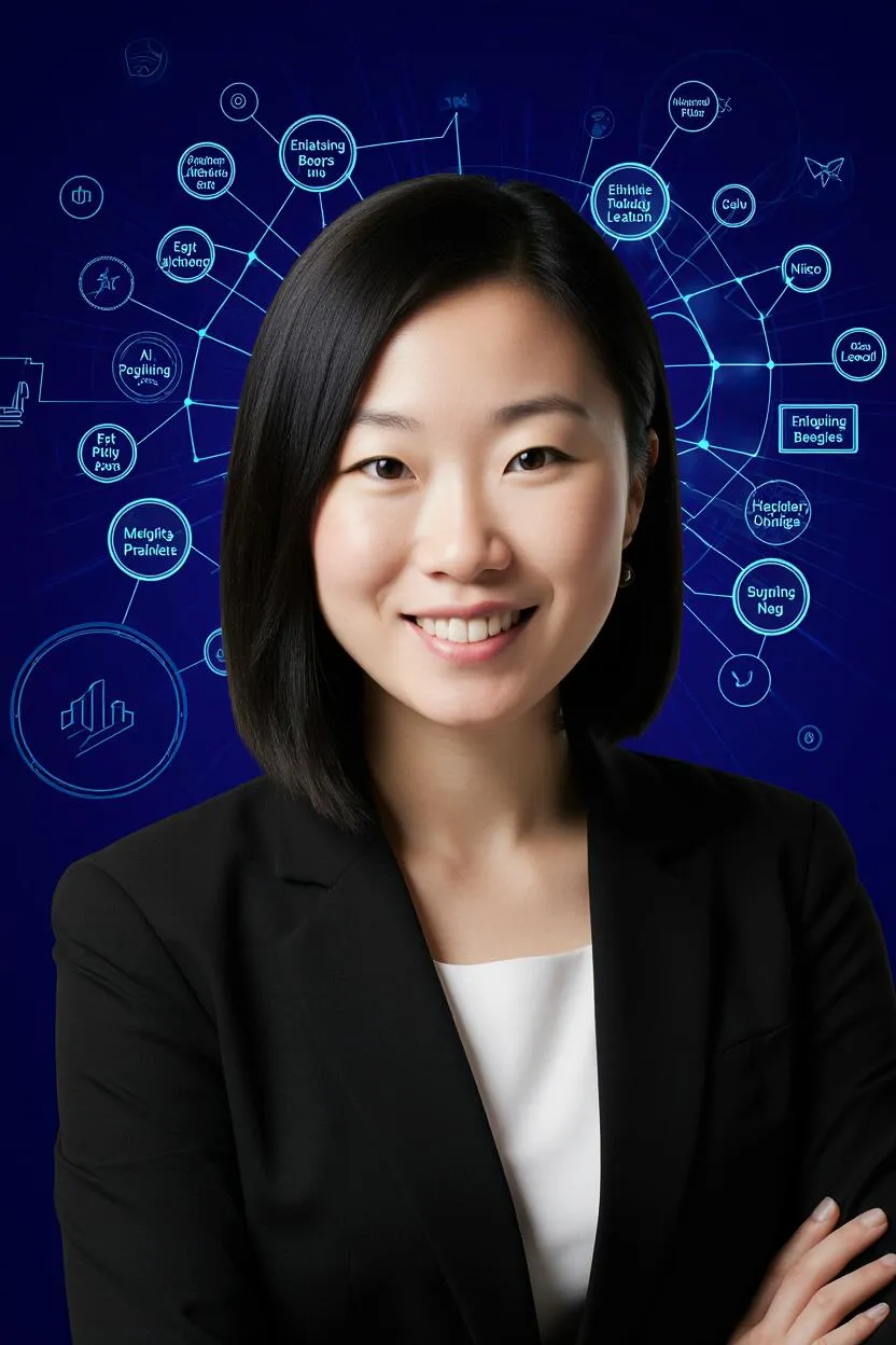 Portrait of Dr. Ning Zhou, AI Super Mentor