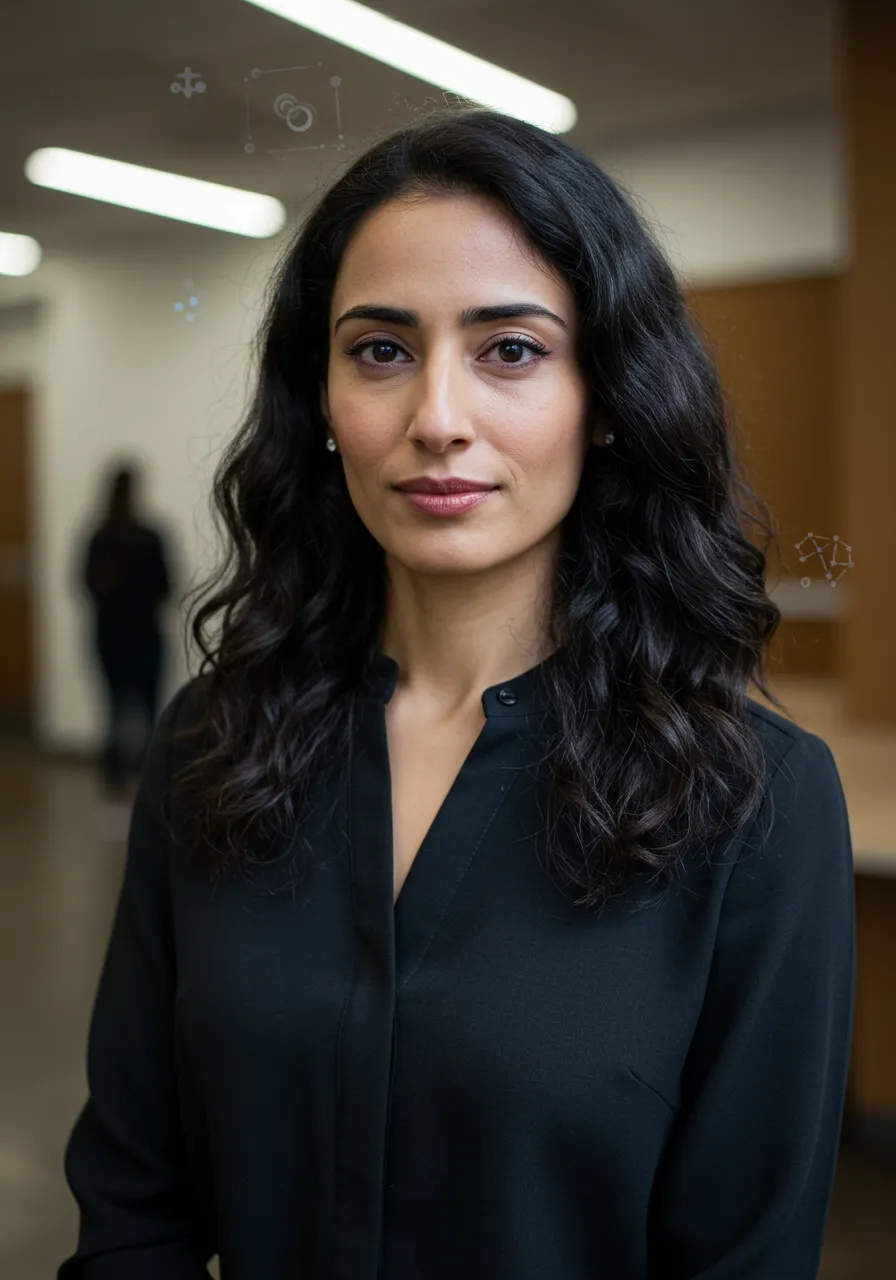 Portrait of Dr. Nour Haddad, AI Super Mentor