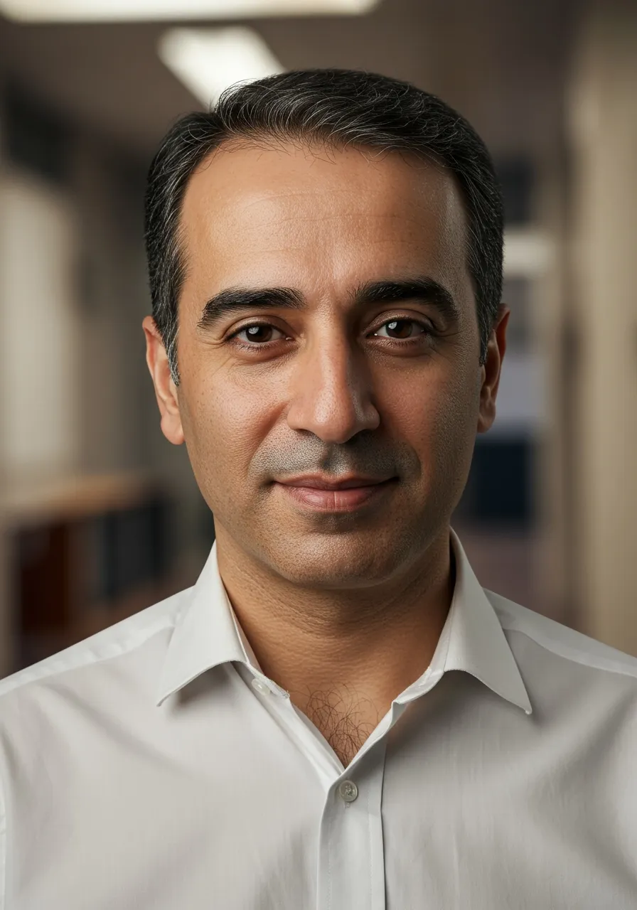 Portrait of Dr. Reza Karimi, AI Super Mentor