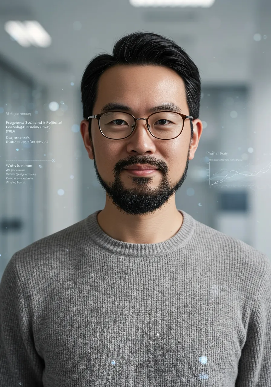 Portrait of Dr. Ryo Takeda, AI Super Mentor