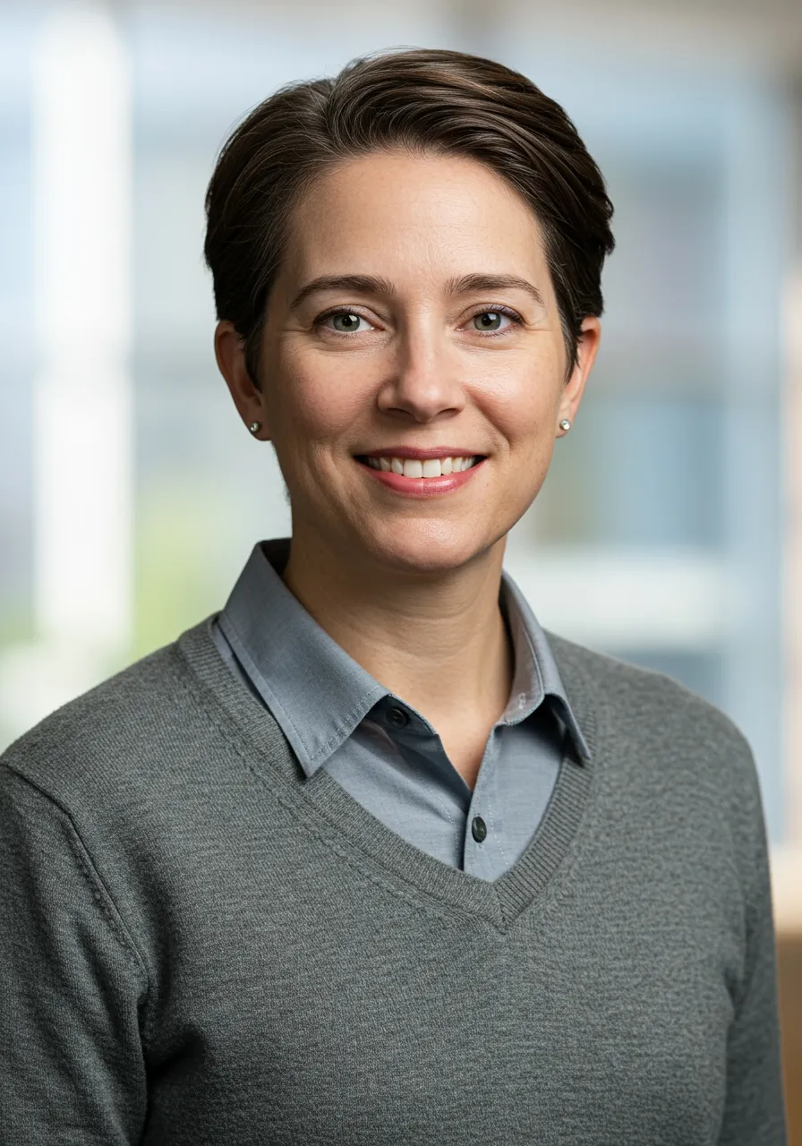 Portrait of Dr. Sarah Kent, AI Super Mentor