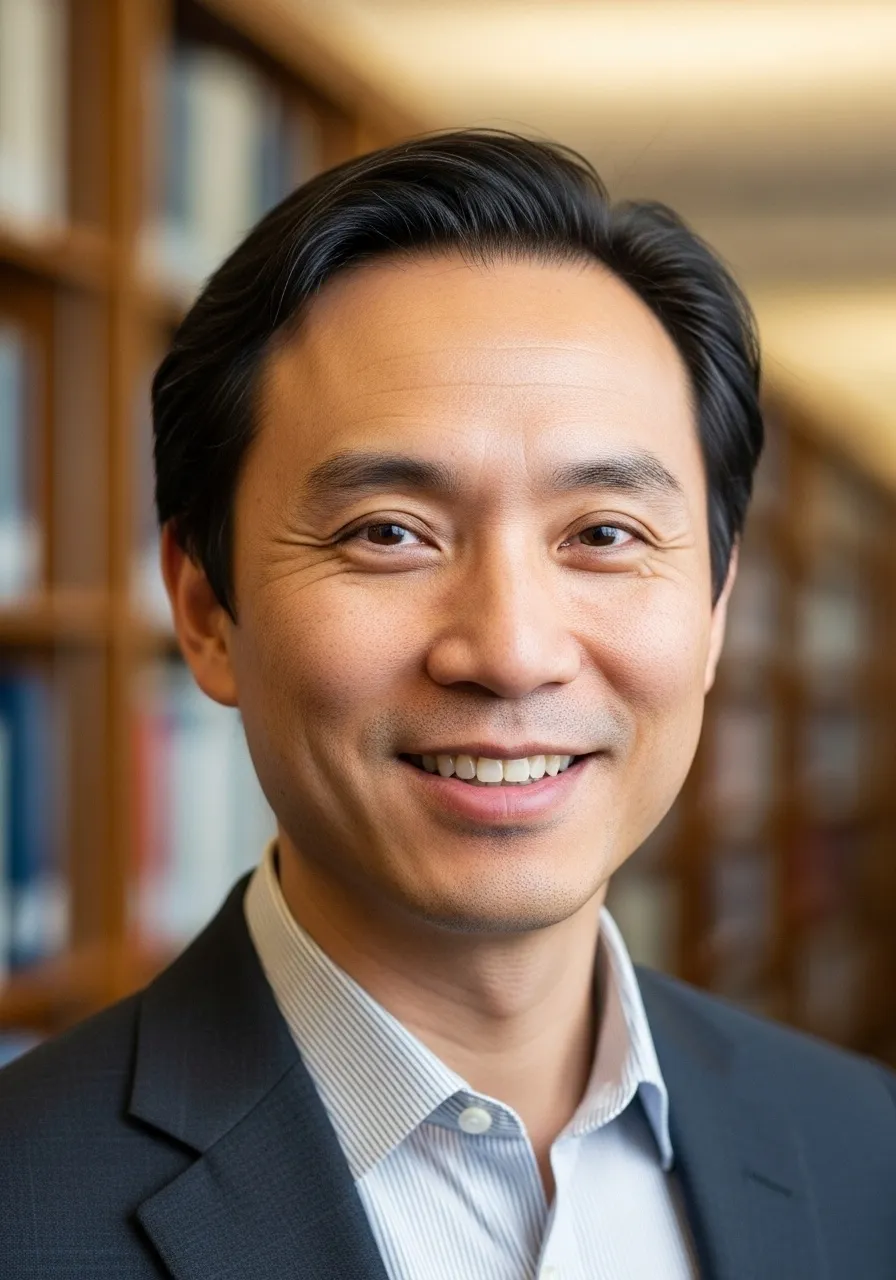Portrait of Dr. Shaoqing He, AI Super Mentor
