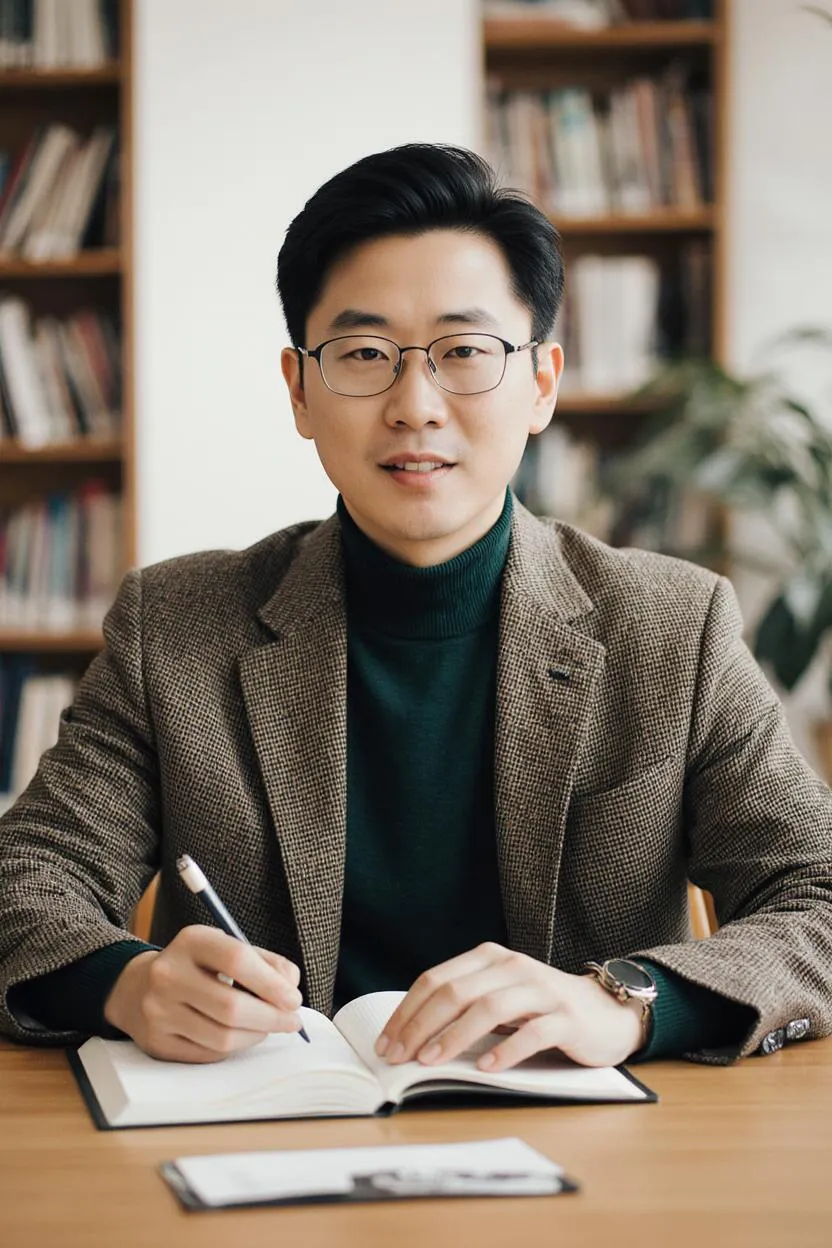 Portrait of Dr. Si-woo Park, AI Super Mentor