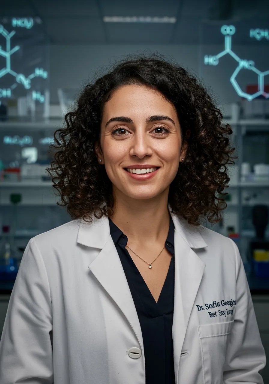 Portrait of Dr. Sofia Georgiou, AI Super Mentor