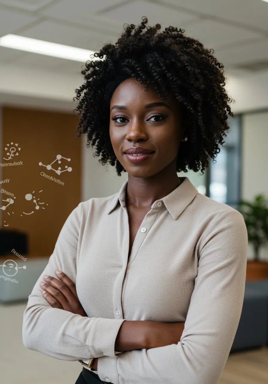 Portrait of Dr. Stella Okafor, AI Super Mentor