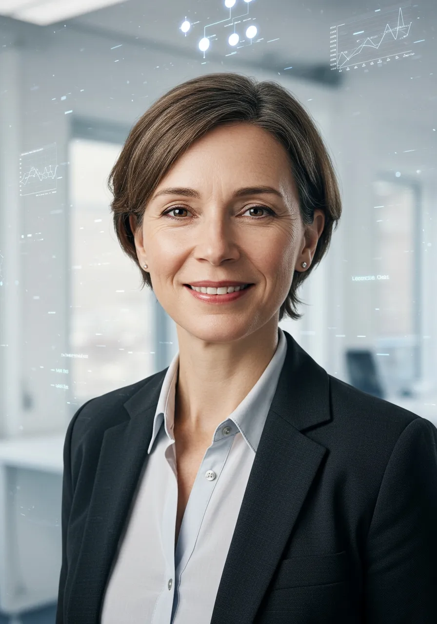 Portrait of Dr. Veronica Ionescu, AI Super Mentor