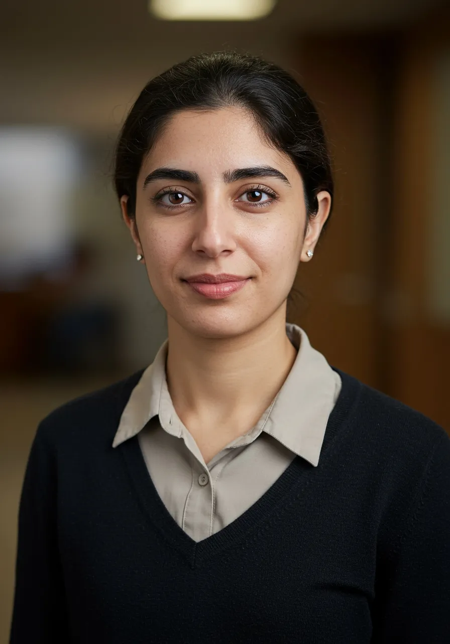 Portrait of Dr. Yasmin Farrokh, AI Super Mentor