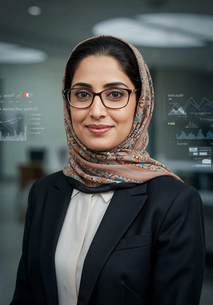Portrait of Dr. Zahra Khatib, AI Super Mentor