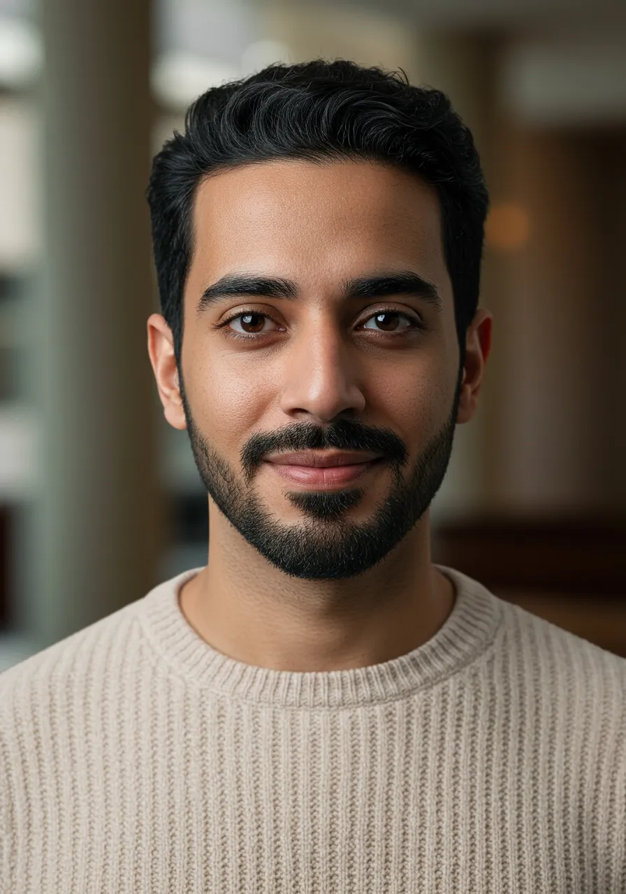 Portrait of Dr. Ziad Al-Qassimi, AI Super Mentor