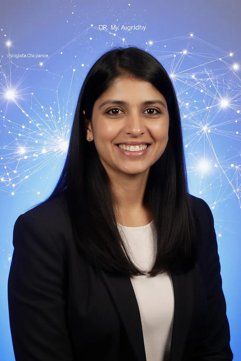 Portrait of Myra Jha, AI Super Mentor