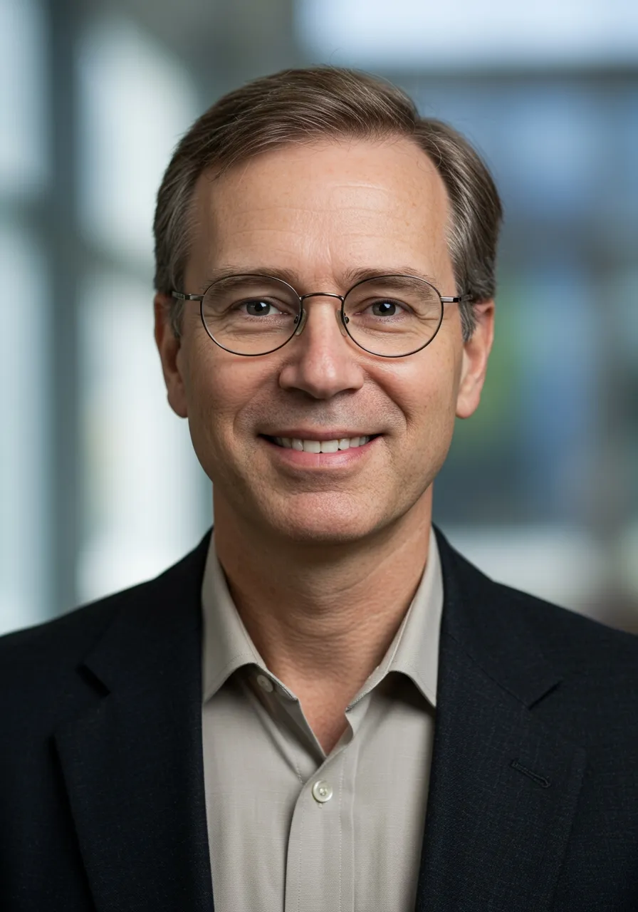 Portrait of Prof. Dr. Alexander Hughes, AI Super Professor