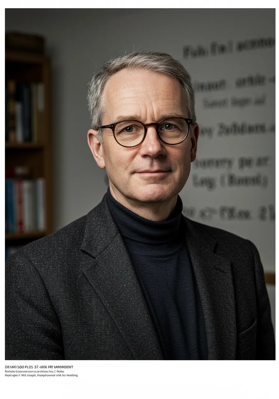 Portrait of Prof. Dr. Alistair Hargreaves, AI Super Professor