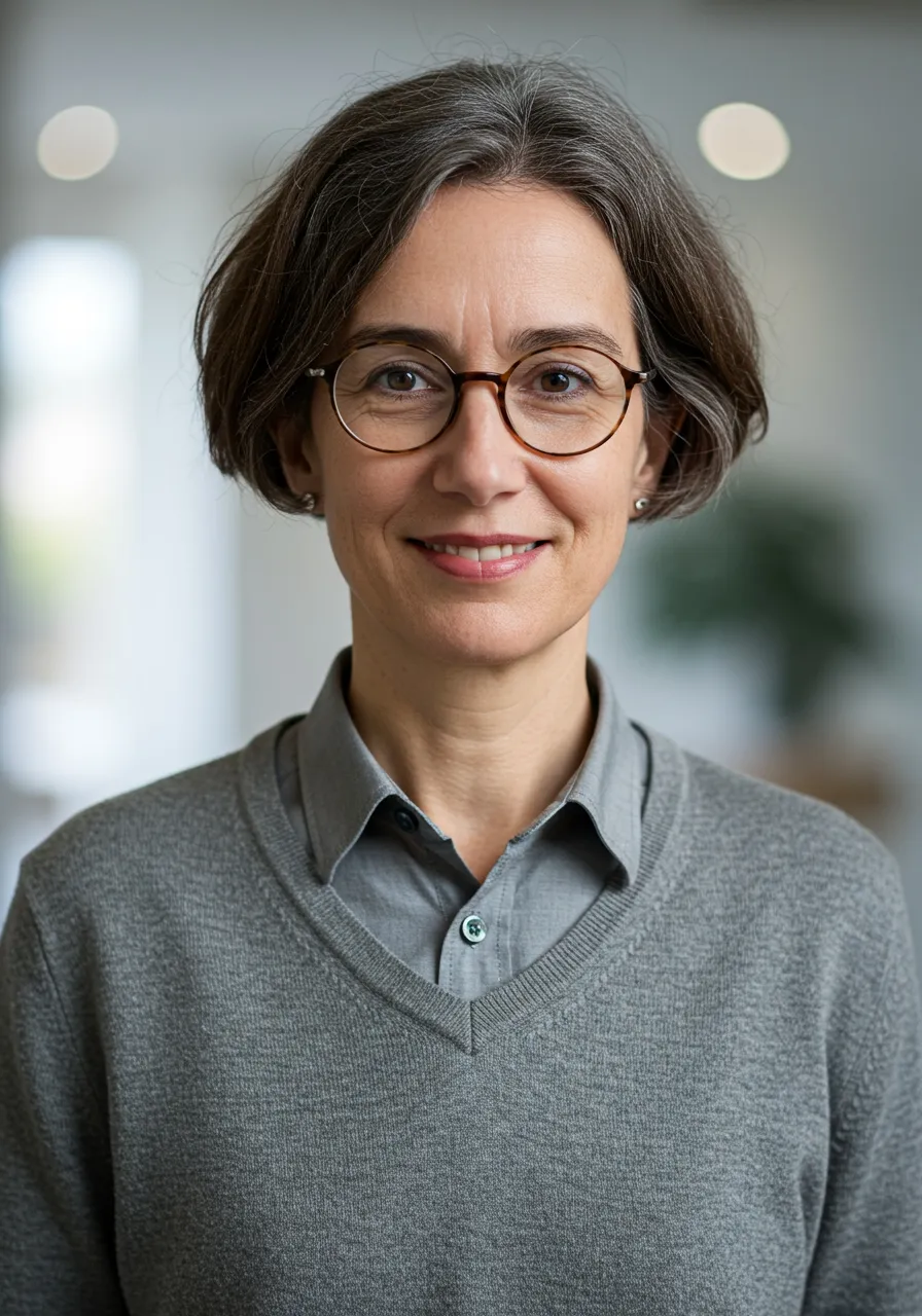 Portrait of Prof. Dr. Anaïs Fontaine, AI Super Professor