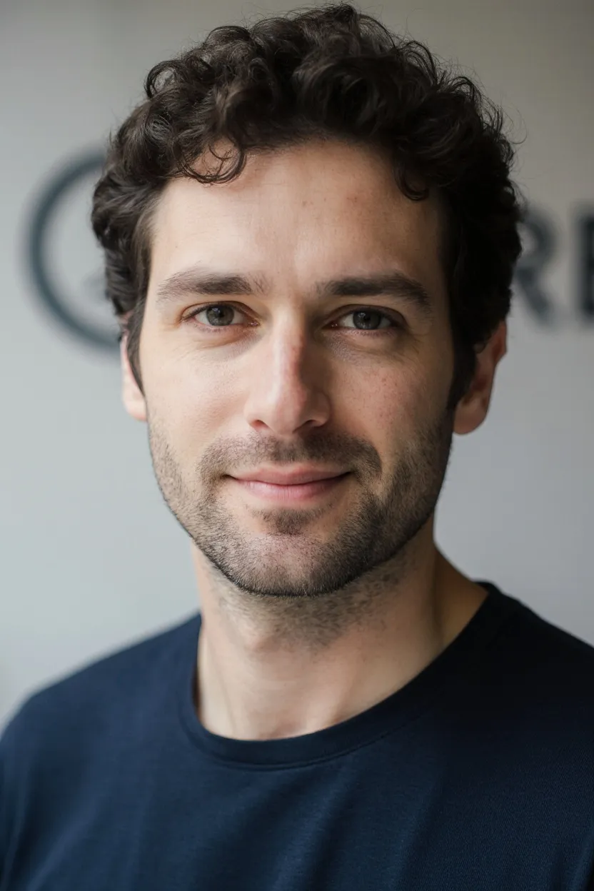 Portrait of Prof. Dr. Andrej Petrov, AI Super Professor