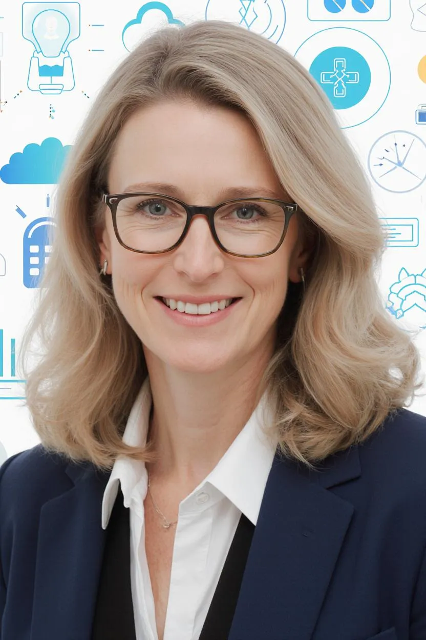 Portrait of Prof. Dr. Anna Roux, AI Super Professor