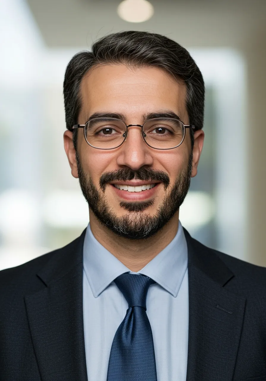 Portrait of Prof. Dr. Arman Ghafouri, AI Super Professor
