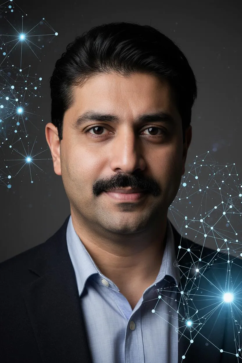 Portrait of Prof. Dr. Bandar Al-Ghamdi, AI Super Professor