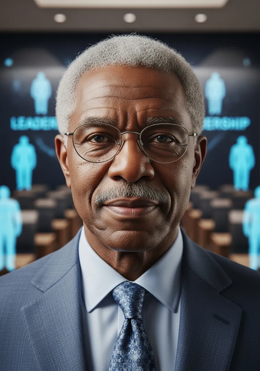 Portrait of Prof. Dr. Caleb Onwudiwe, AI Super Professor