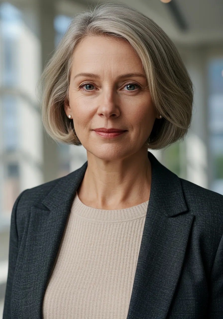 Portrait of Prof. Dr. Caroline Hughes, AI Super Professor