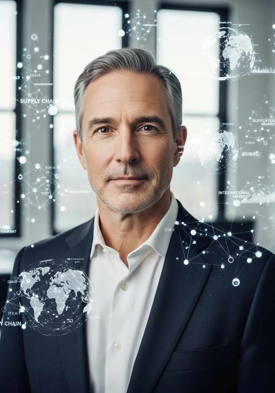 Portrait of Prof. Dr. Christopher Alderton, AI Super Professor
