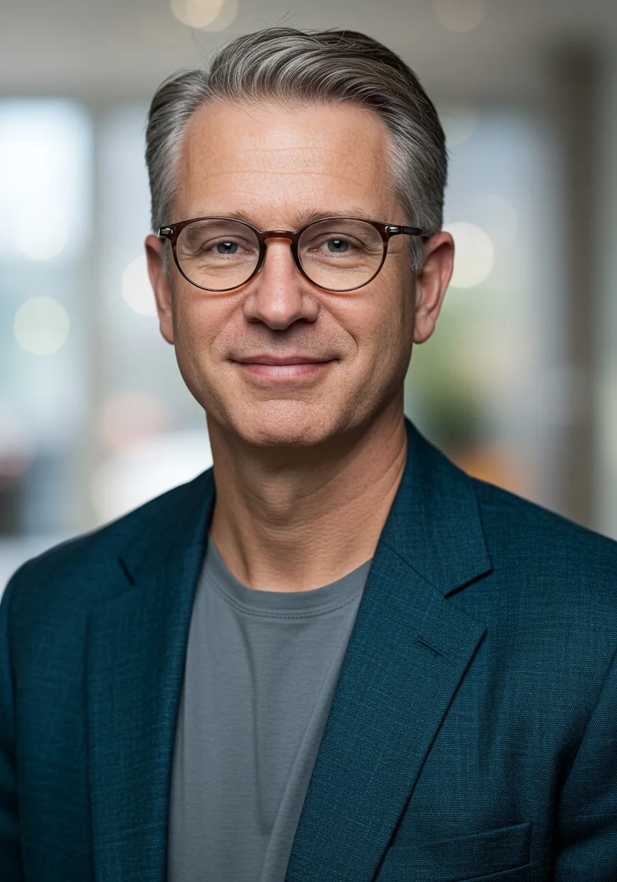 Portrait of Prof. Dr. Daniel Whitmore, AI Super Professor