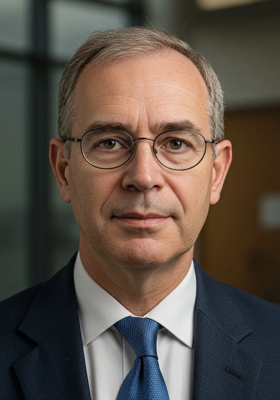 Portrait of Prof. Dr. Declan Hayes, AI Super Professor
