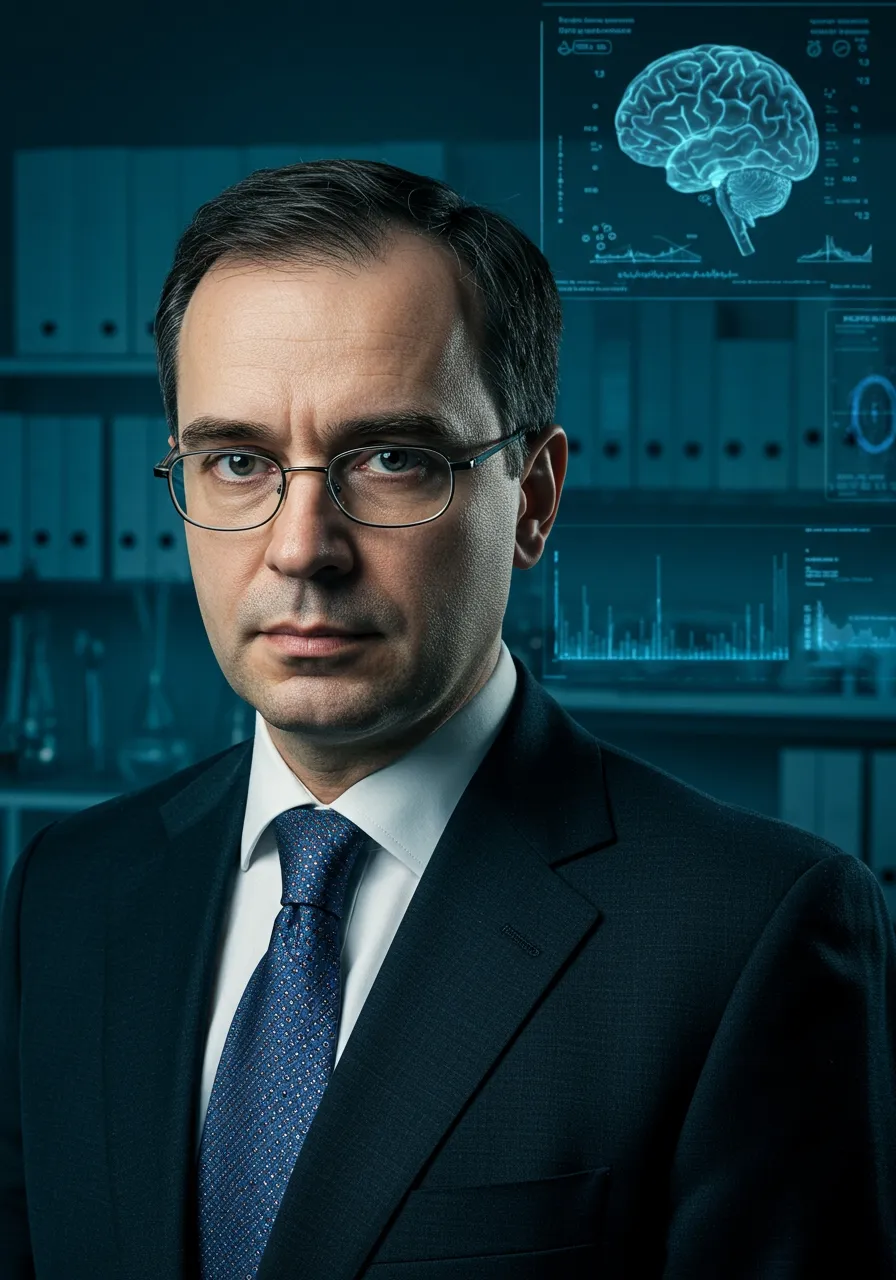 Portrait of Prof. Dr. Dimitri Ivanov, AI Super Professor