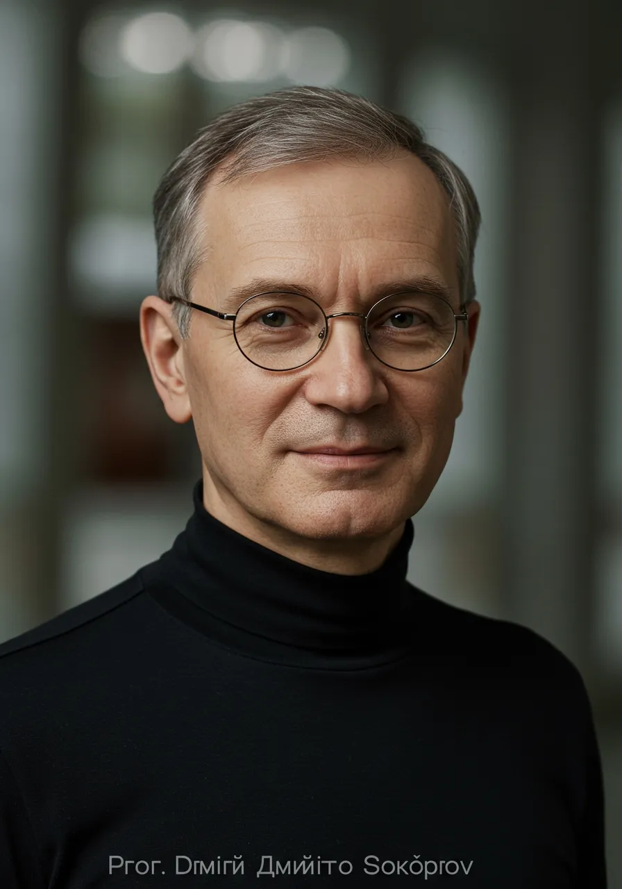 Portrait of Prof. Dr. Dmitri Sokolov, AI Super Professor