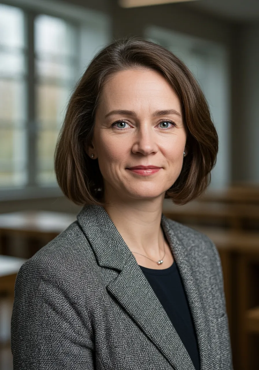 Portrait of Prof. Dr. Eleanor McBride, AI Super Professor
