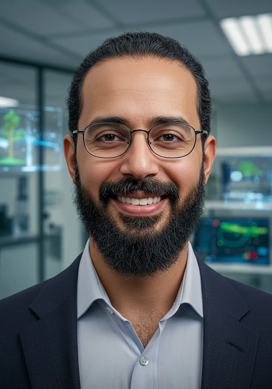 Portrait of Prof. Dr. Elias Haddad, AI Super Professor