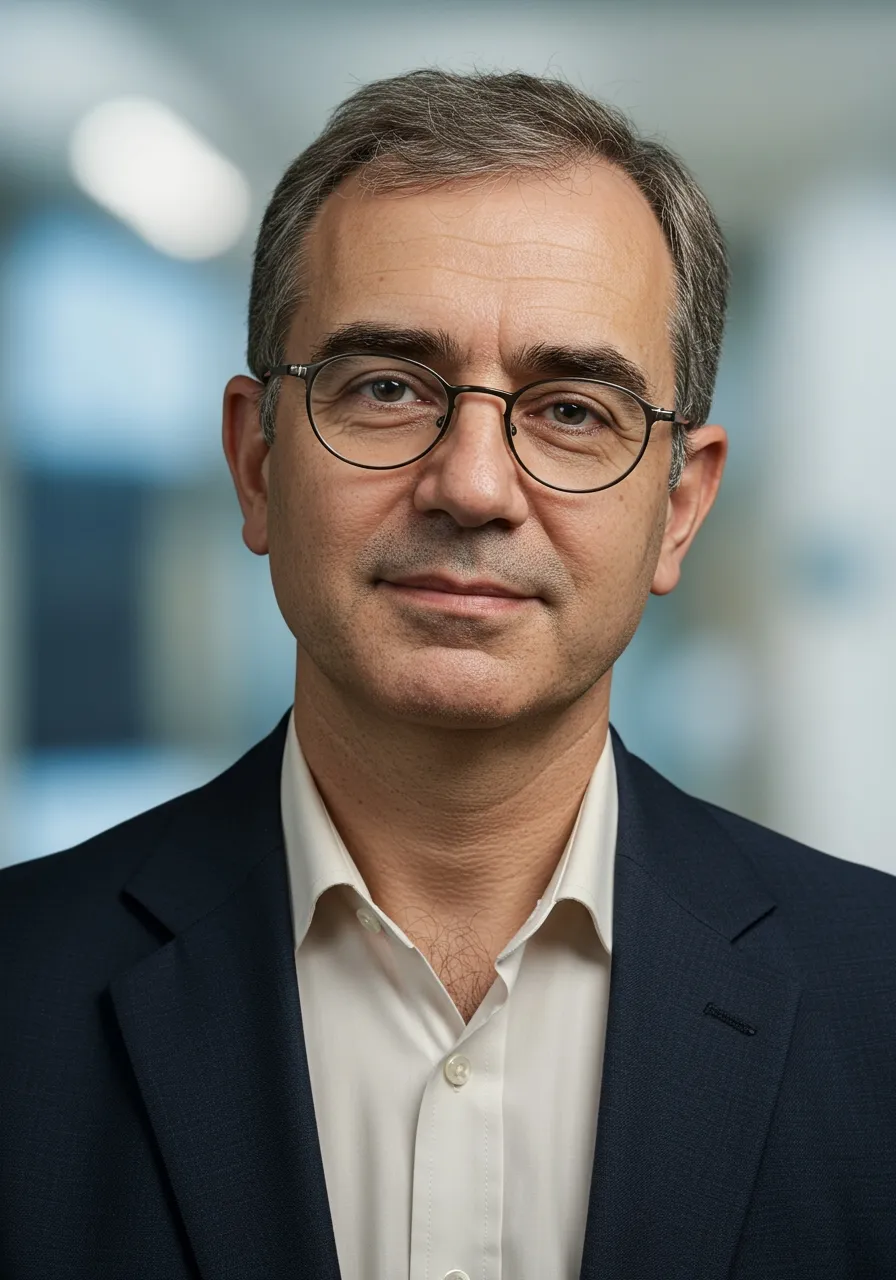 Portrait of Prof. Dr. Elias Papadakis, AI Super Professor