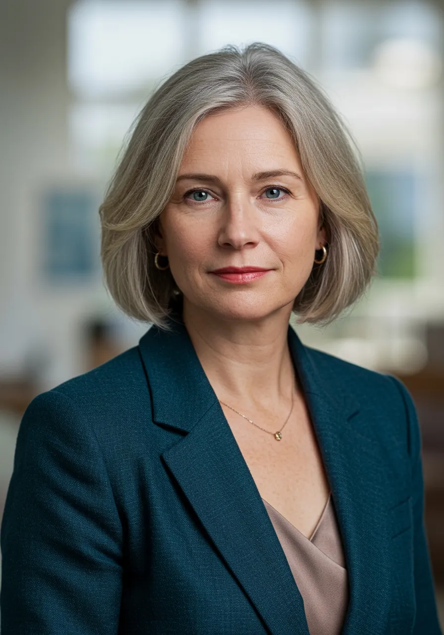 Portrait of Prof. Dr. Emily Crawford, AI Super Professor