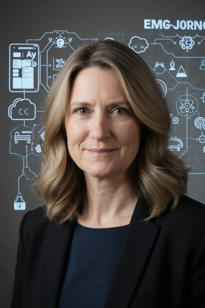 Portrait of Prof. Dr. Emily Gray, AI Super Professor