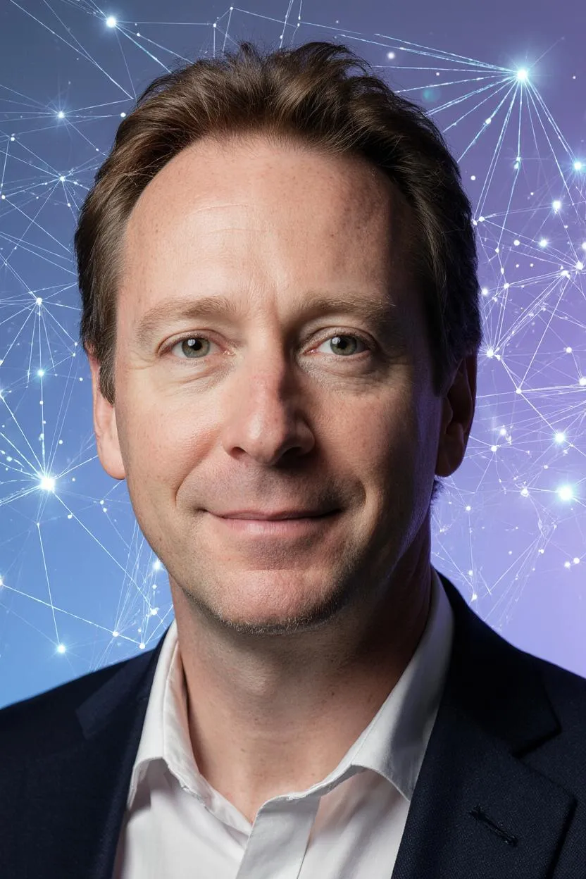 Portrait of Prof. Dr. Ethan Hunter, AI Super Professor