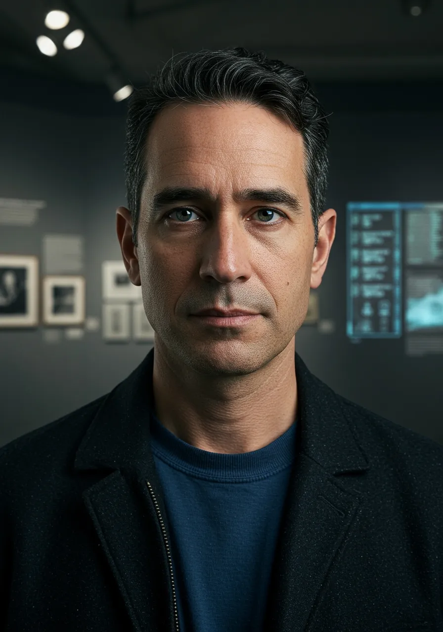 Portrait of Prof. Dr. Ethan Williams, AI Super Professor